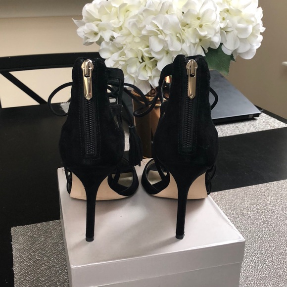 Sam Edelman Suede Black Heel, Size 6.5 - Picture 4 of 5